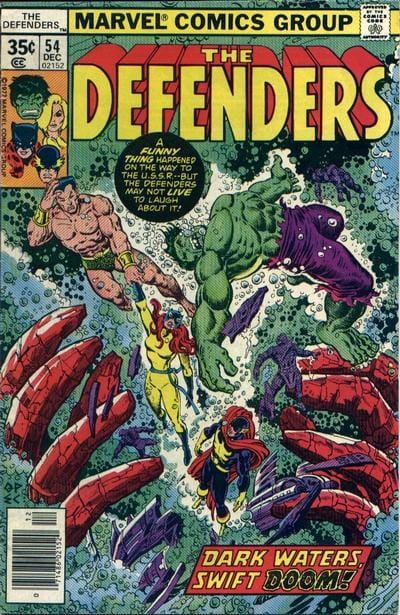 Marvel COMIC BOOK The Defenders #54 (VG)