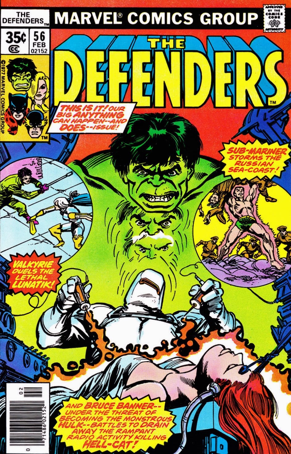 Marvel COMIC BOOK The Defenders #56 (VG)