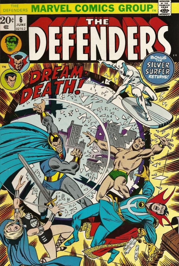 Marvel COMIC BOOK The Defenders #6 (VG)