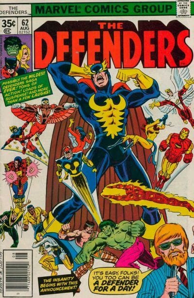 Marvel COMIC BOOK The Defenders #62 (VG)