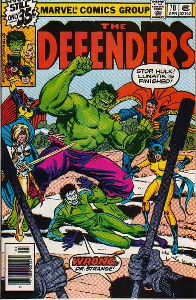 Marvel COMIC BOOK The Defenders #70 (VG)