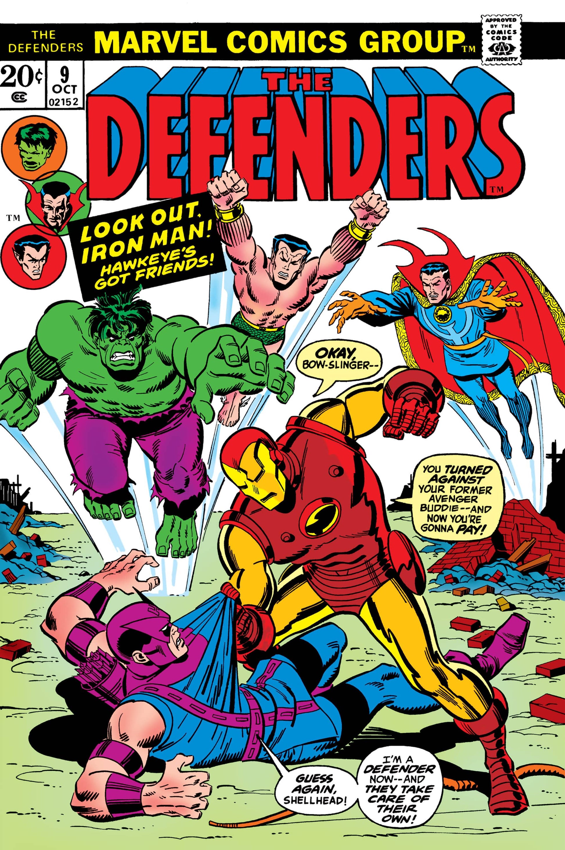 Marvel COMIC BOOK The Defenders #9 (VG)