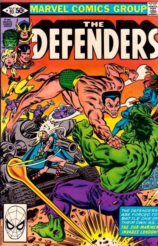 Marvel COMIC BOOK The Defenders #93 (VG)