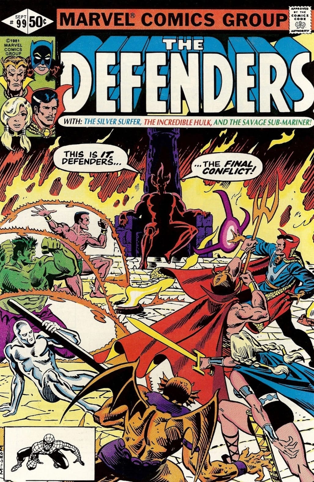 Marvel COMIC BOOK The Defenders #99 (VG)