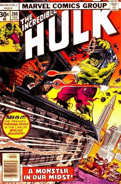 Marvel COMIC BOOK The Incredible Hulk #208 - CVR A (VF/NM)