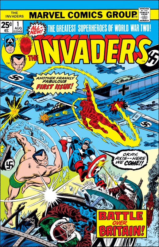Marvel COMIC BOOK The Invaders #1 (VG)