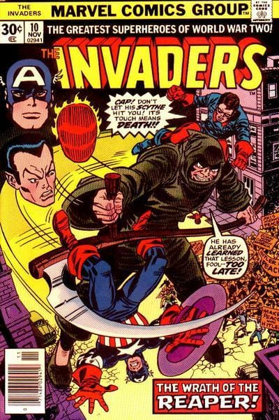 Marvel COMIC BOOK The Invaders #10 (VG)