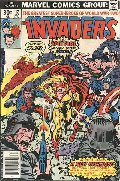 Marvel COMIC BOOK The Invaders #12 (VG)