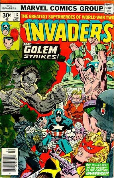 Marvel COMIC BOOK The Invaders #13 (VG)