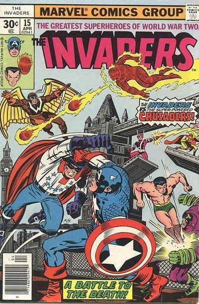 Marvel COMIC BOOK The Invaders #15 (VG)