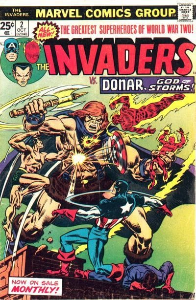 Marvel COMIC BOOK The Invaders #2 (VG)