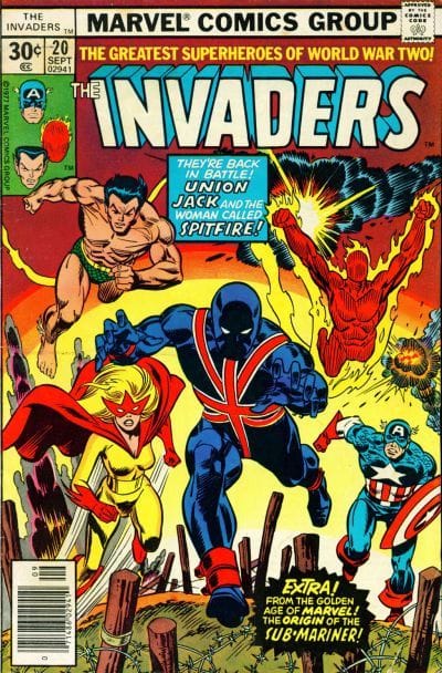 Marvel COMIC BOOK The Invaders #20 (VG)