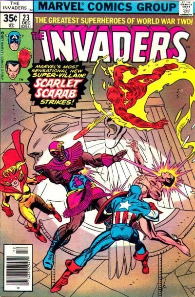 Marvel COMIC BOOK The Invaders #23 (VG)