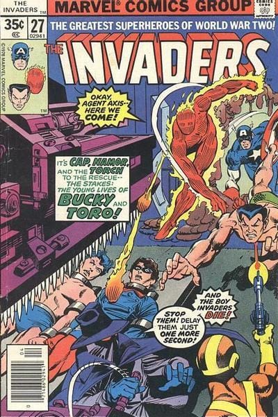 Marvel COMIC BOOK The Invaders #27 (VG)