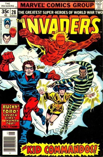 Marvel COMIC BOOK The Invaders #28 (VG)