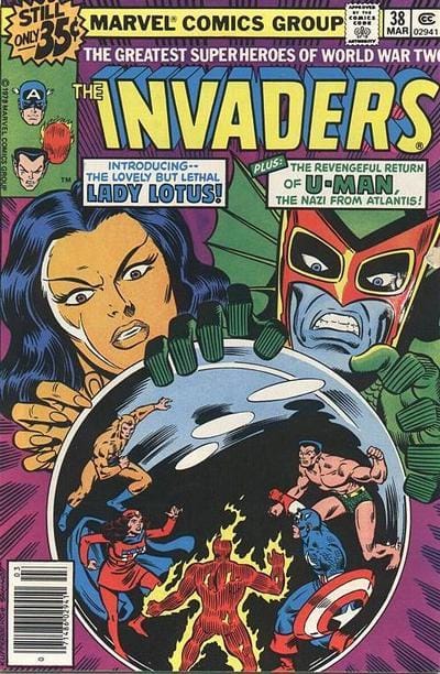 Marvel COMIC BOOK The Invaders #38 (VG)