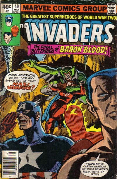 Marvel COMIC BOOK The Invaders #40 (VG)