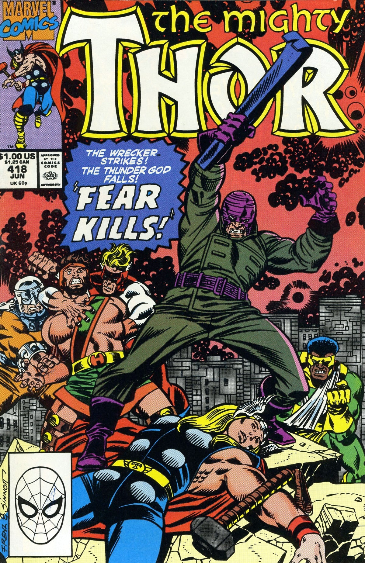 Marvel COMIC BOOK The Mighty Thor #418 - CVR A (VF)