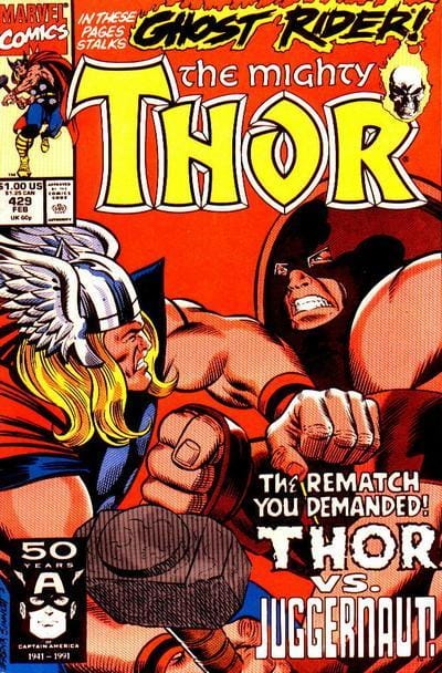 Marvel COMIC BOOK The Mighty Thor #429 - CVR A (VF)