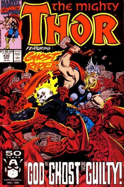 Marvel COMIC BOOK The Mighty Thor #430 - CVR A (VF)