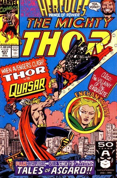 Marvel COMIC BOOK The Mighty Thor #437 - CVR A (VF)