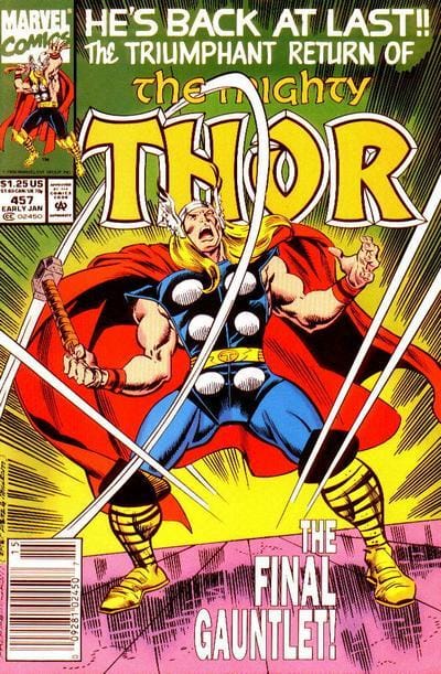 Marvel COMIC BOOK The Mighty Thor #457 - CVR A (VF)