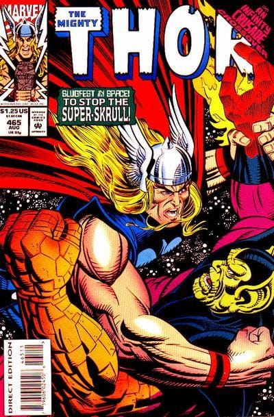 Marvel COMIC BOOK The Mighty Thor #465 - CVR A (VF)