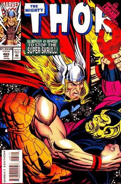 Marvel COMIC BOOK The Mighty Thor #465 (VF/NM)