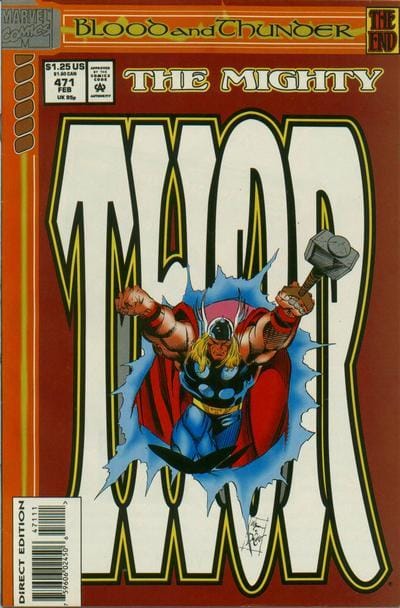 Marvel COMIC BOOK The Mighty Thor #471 - CVR A (VF)