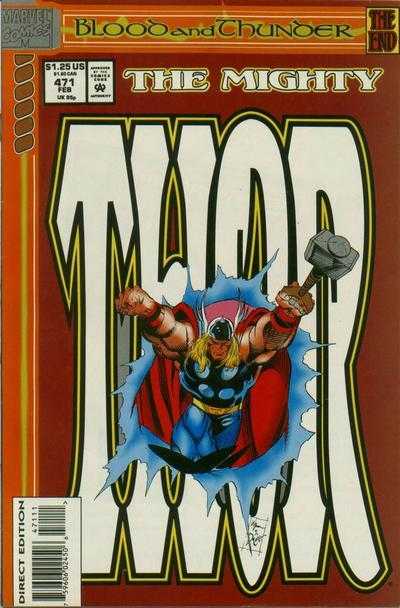 Marvel COMIC BOOK The Mighty Thor #471 (VF/NM)