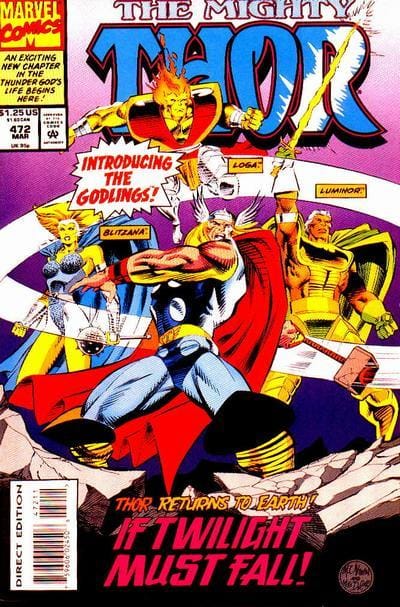 Marvel COMIC BOOK The Mighty Thor #472 - CVR A (VG)