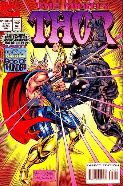 Marvel COMIC BOOK The Mighty Thor #476 - CVR A (VF)