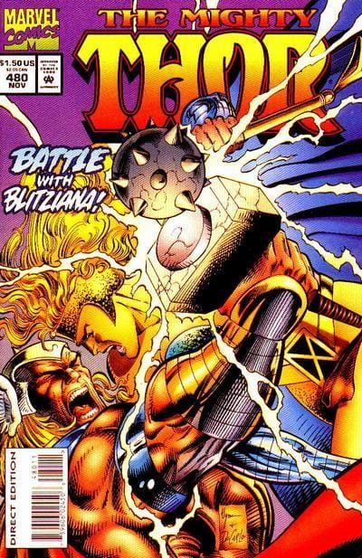Marvel COMIC BOOK The Mighty Thor #480 - CVR A (VF)