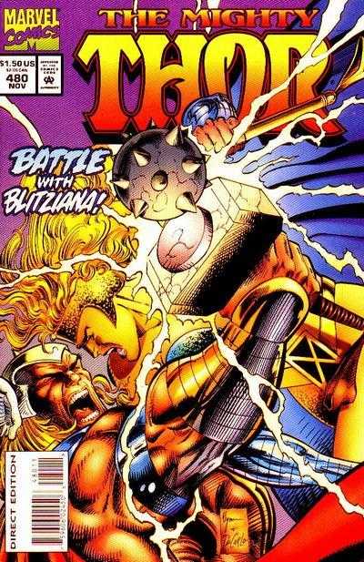 Marvel COMIC BOOK The Mighty Thor #480 (VF)