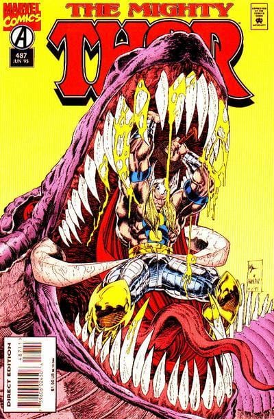 Marvel COMIC BOOK The Mighty Thor #487 - CVR A (VF)