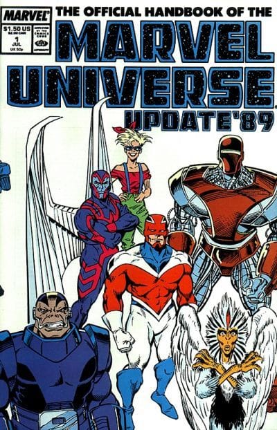 Marvel COMIC BOOK The Official Handbook of the Marvel Universe #1 - CVR A