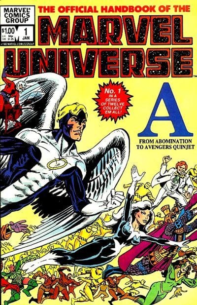Marvel COMIC BOOK The Official Handbook of the Marvel Universe #1 - CVR A (VF)