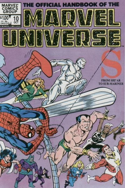 Marvel COMIC BOOK The Official Handbook of the Marvel Universe #10 - CVR A (VF)