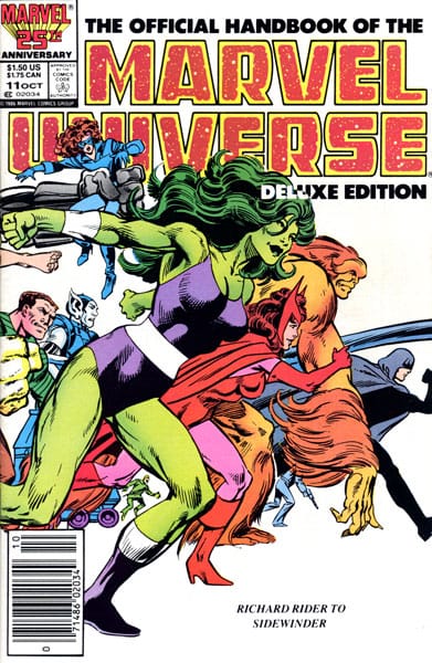 Marvel COMIC BOOK The Official Handbook of the Marvel Universe #11 - CVR A (FN)