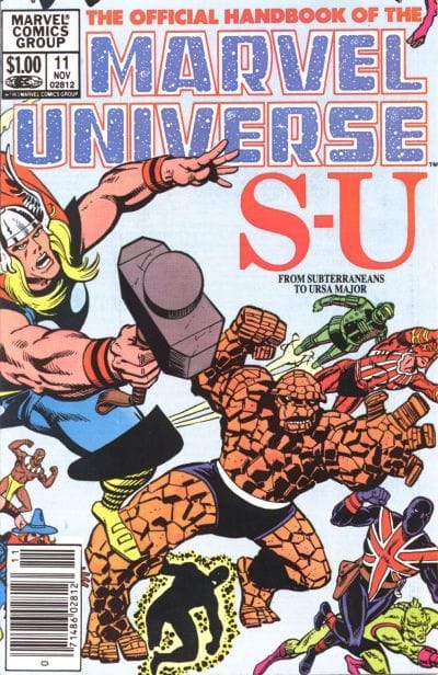 Marvel COMIC BOOK The Official Handbook of the Marvel Universe #11 - CVR A (VF)