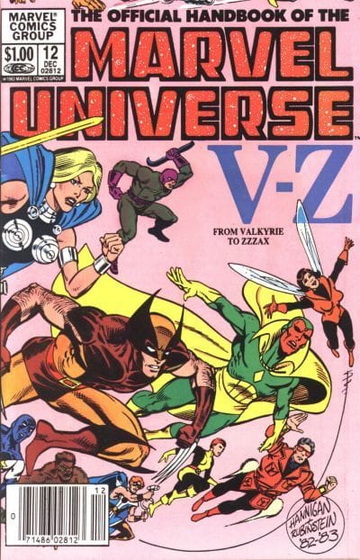 Marvel COMIC BOOK The Official Handbook of the Marvel Universe #12 - CVR A (VF)