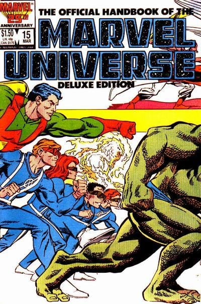 Marvel COMIC BOOK The Official Handbook of the Marvel Universe #15 - CVR A (FN)