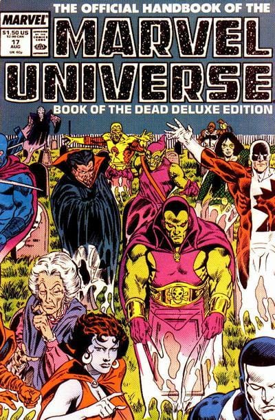 Marvel COMIC BOOK The Official Handbook of the Marvel Universe #17 - CVR A (FN)