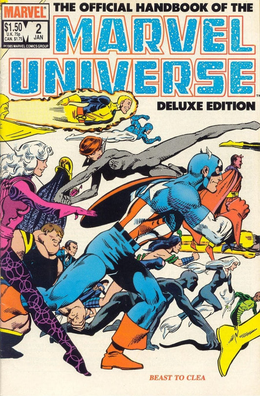 Marvel COMIC BOOK The Official Handbook of the Marvel Universe #2 - CVR A (FN)
