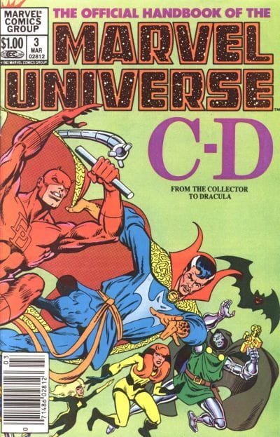 Marvel COMIC BOOK The Official Handbook of the Marvel Universe #3 - CVR A (VF)
