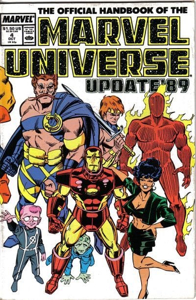 Marvel COMIC BOOK The Official Handbook of the Marvel Universe #4 - CVR A