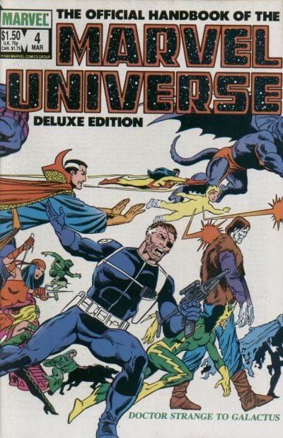 Marvel COMIC BOOK The Official Handbook of the Marvel Universe #4 - CVR A (FN)