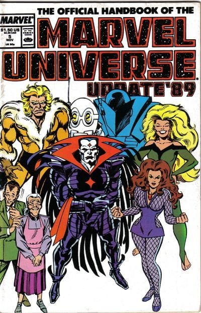 Marvel COMIC BOOK The Official Handbook of the Marvel Universe #5 - CVR A