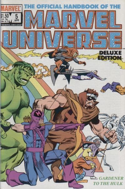 Marvel COMIC BOOK The Official Handbook of the Marvel Universe #5 - CVR A (FN)