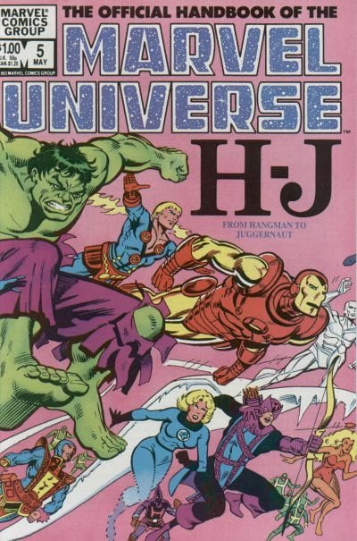 Marvel COMIC BOOK The Official Handbook of the Marvel Universe #5 - CVR A (VF)
